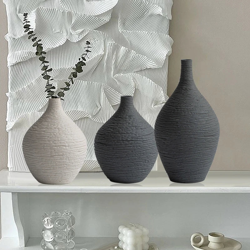 Ceramic Vase Mediterranean Style - Elegant Home Décor