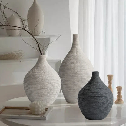 Ceramic Vase Mediterranean Style - Elegant Home Décor