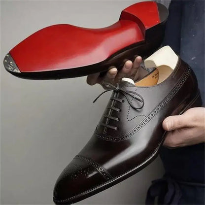 Men's Shoes Lace - Up Red Sole Fashion Business Dress