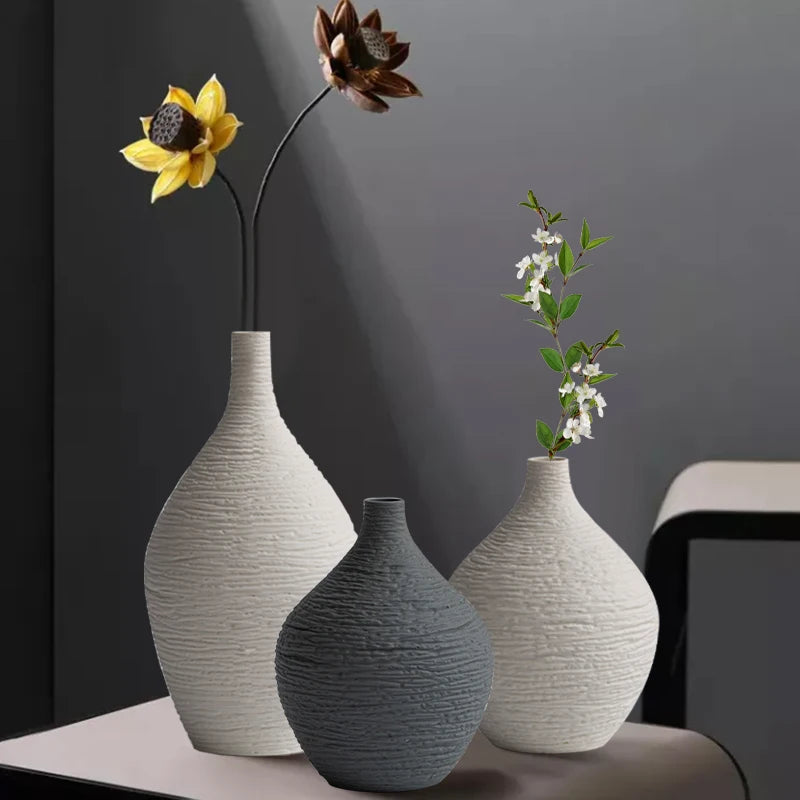 Ceramic Vase Mediterranean Style - Elegant Home Décor