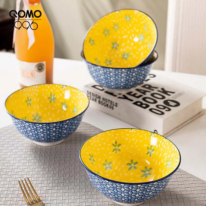 Ceramic Bowl Set Multicolored | Porcelain Dinnerware