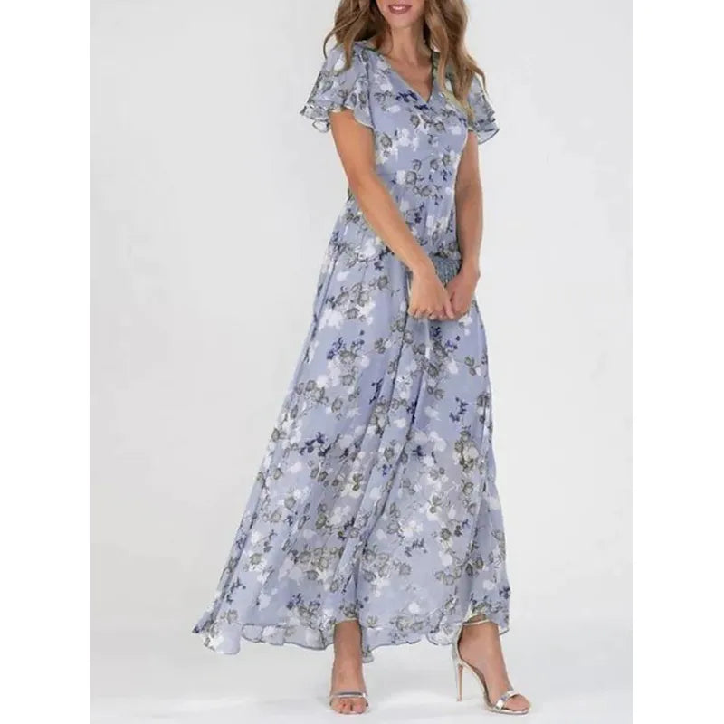 Women's Printed Waist-Tuck Dress